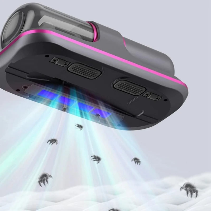 Ultraviolet Mite Removal Instrument Vacuum Cleaner Cordless Handheld Vacuum For Mattress Sofa Bed Home Detachable Filter