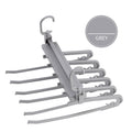 Folding Multi-Functional Multi-Layer Trousers Rack Trousers Hanger Household Magic Trousers Clip Wardrobe Storage Trousers Hanger