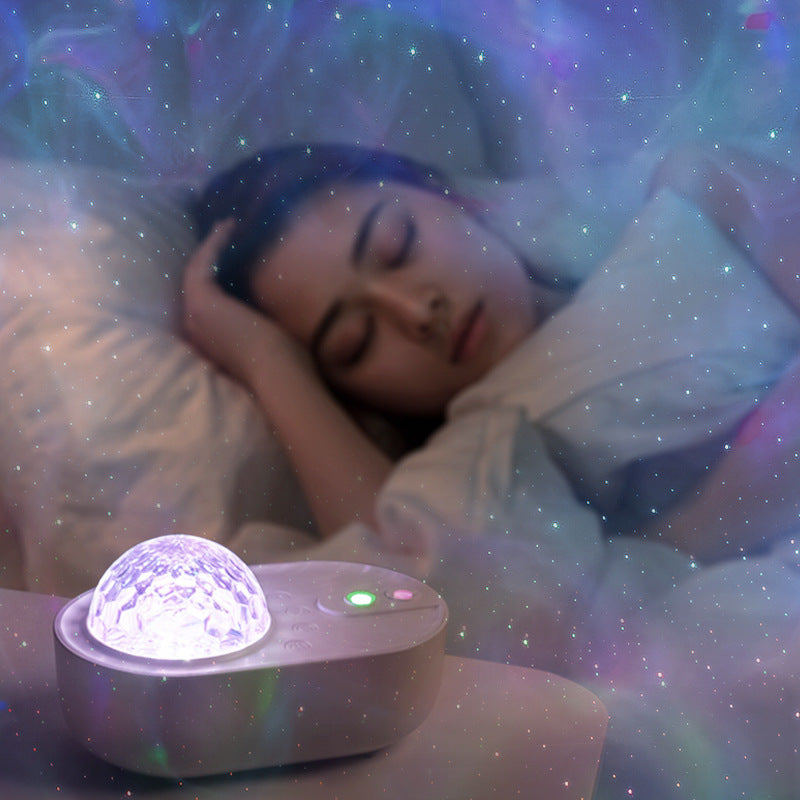 Spaceship Projection Light Star Light Projector Creative Music Bluetooth LED Night Light Children's Bedroom Light