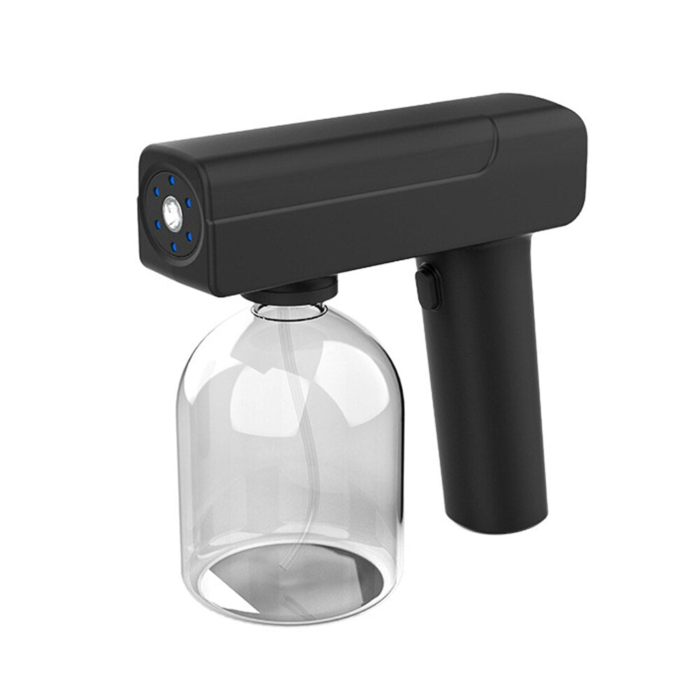 1PC USB Blu-ray Wireless Charging Atomizing Disinfection Gun Spray Gun Household Portable Sanitizer Sprayer High Quality