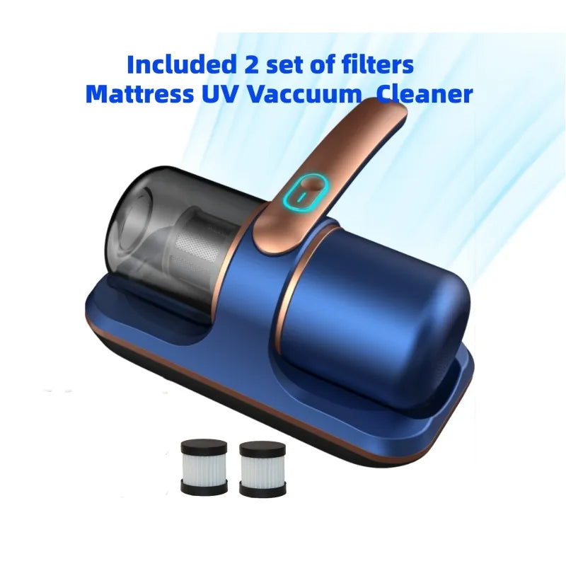 Ultraviolet Mite Removal Instrument Vacuum Cleaner Cordless Handheld Vacuum For Mattress Sofa Bed Home Detachable Filter