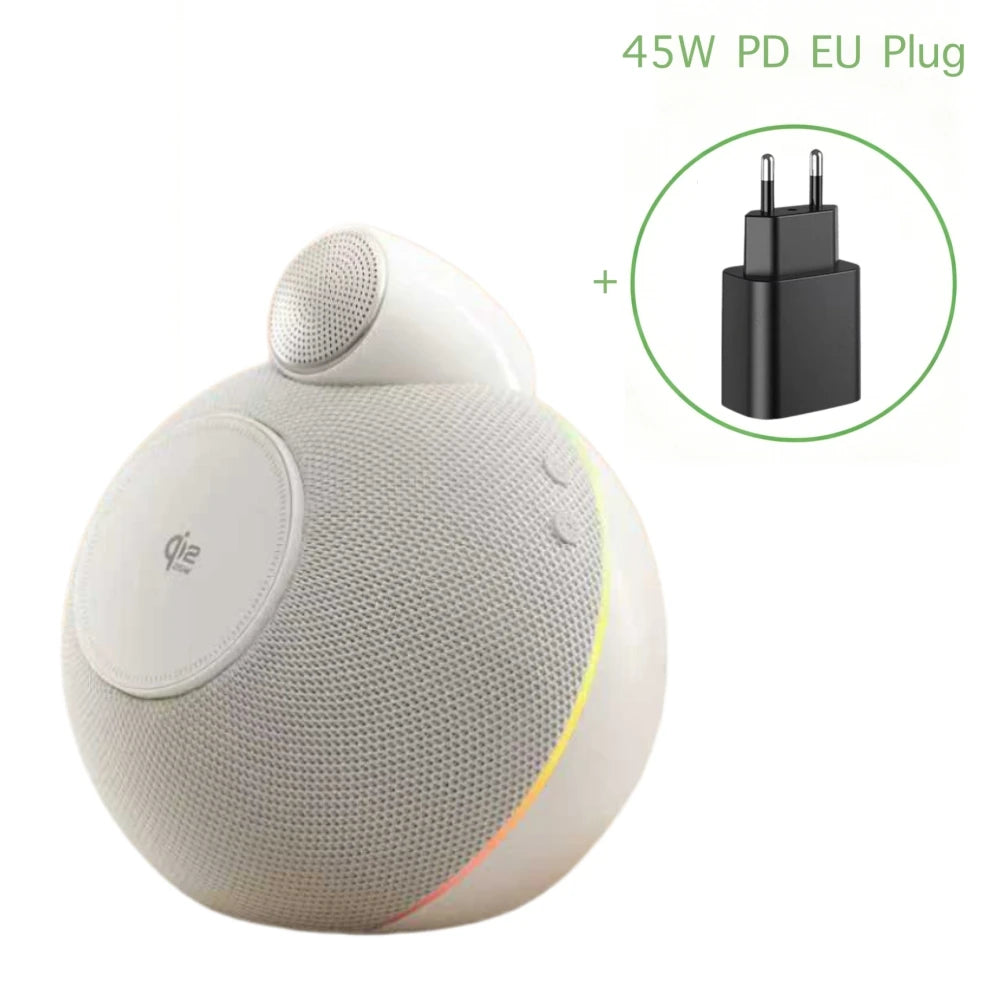 Qi2 3 in 1 Wireless Charger with Ambient Light Bluetooth Speaker Multifunction Fast Charging Station Magnetic Phone Dock