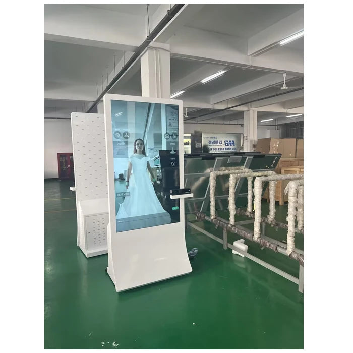 Digital signage virtual AR software full-length mirror intelligent screen recognition virtual mirror