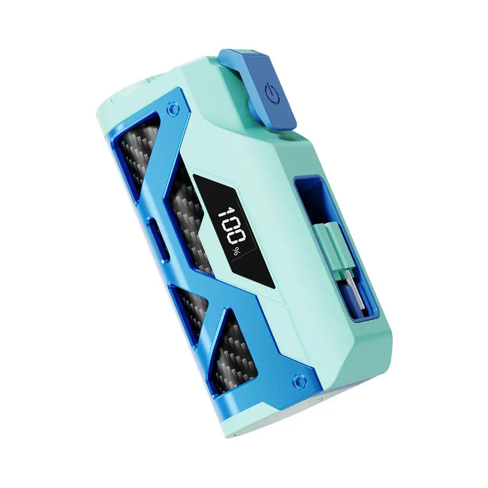Capsule Power Bank Case 5000mAh Dual Plug Power Bank Portable Digital Display Fast Charging Powerbank Shell Without Battery