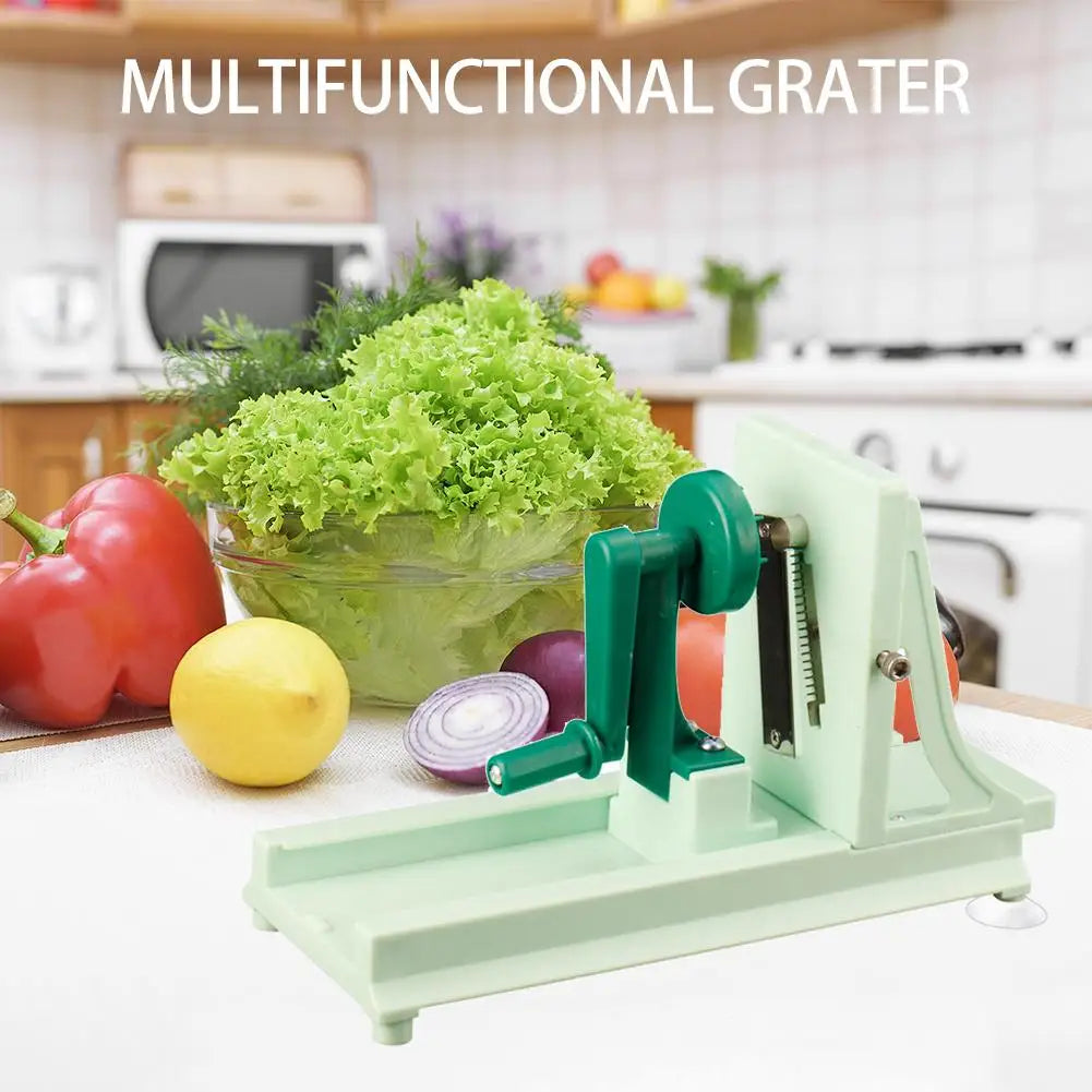 Manual Vegetable Spiral Slicer Multifunctional Heavy Duty Veggie Spiralizer Vegetable Shredder Food Slicer