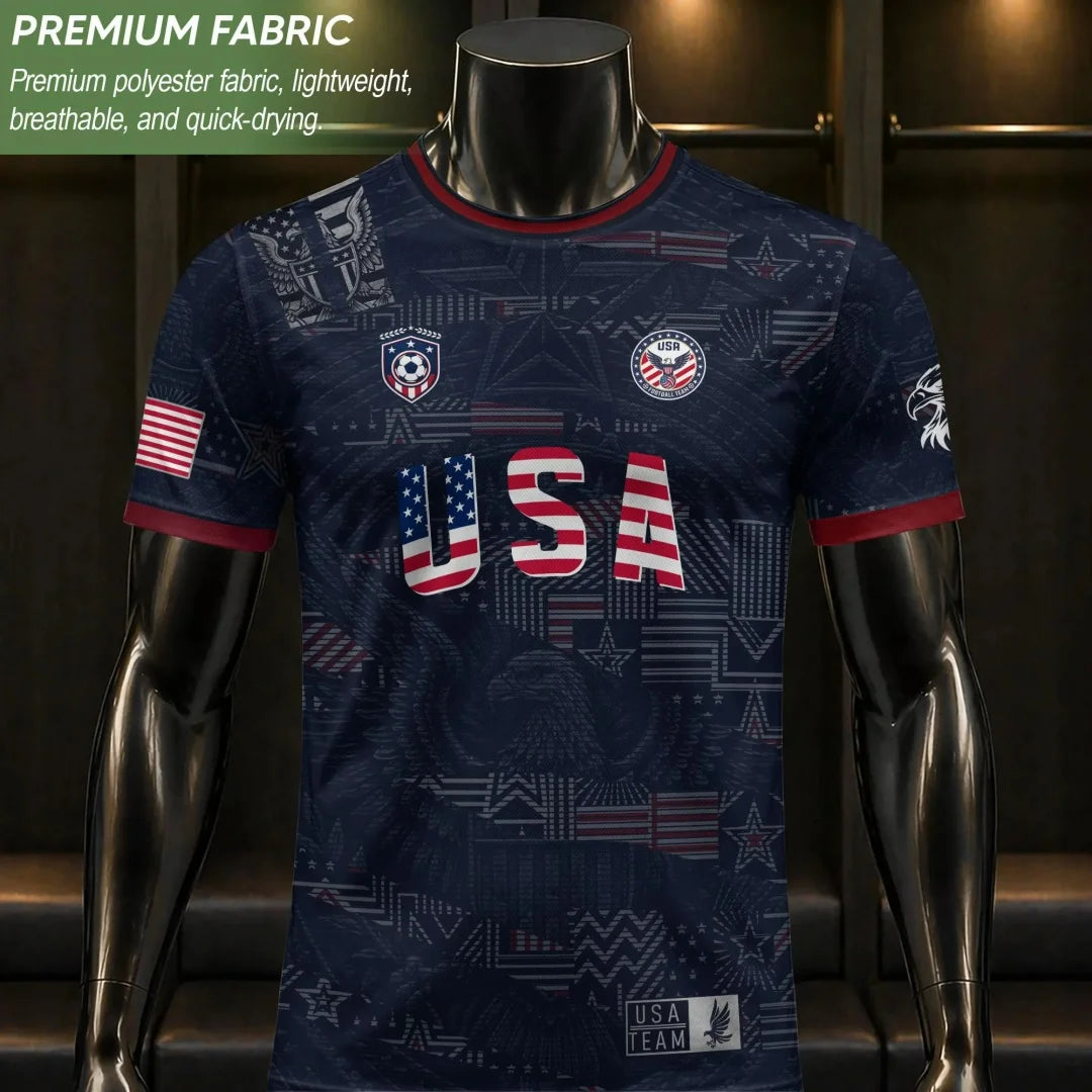 2026 America Soccer Jersey for Men Women & Kid USA Football Team Jersey Summer Sports Men's T-Shirt Clothing Tee Y2k Woman ﻿