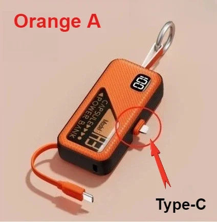 5000mAh Portable Power Bank Capsule Power Bank Fast Charging Large Capacity Compact and Portable Portable Charger