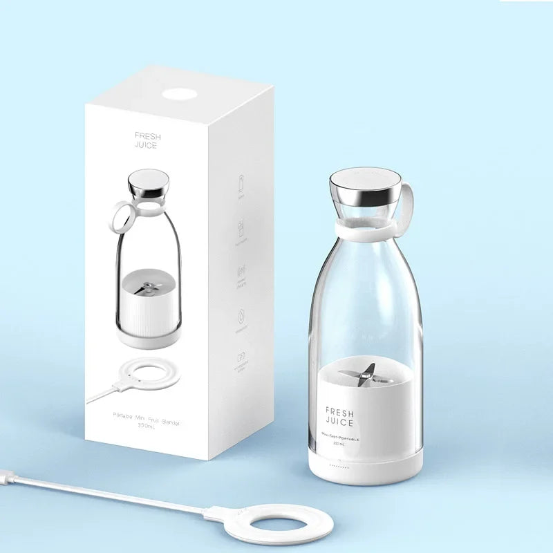 New Multi-Functional Electric Outdoor Portable Juicer Cup-Wireless Charging Household Mini Juice Maker Machine Blender High-Powe