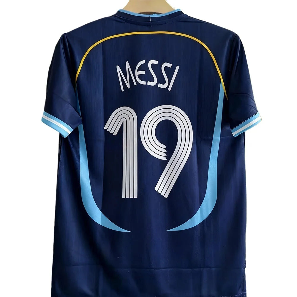 Retro Comfortable Football Jersey Men's and Women's T-shirt Suitable for Outdoor Sport Breathable Quick Drying Family Kids Tees