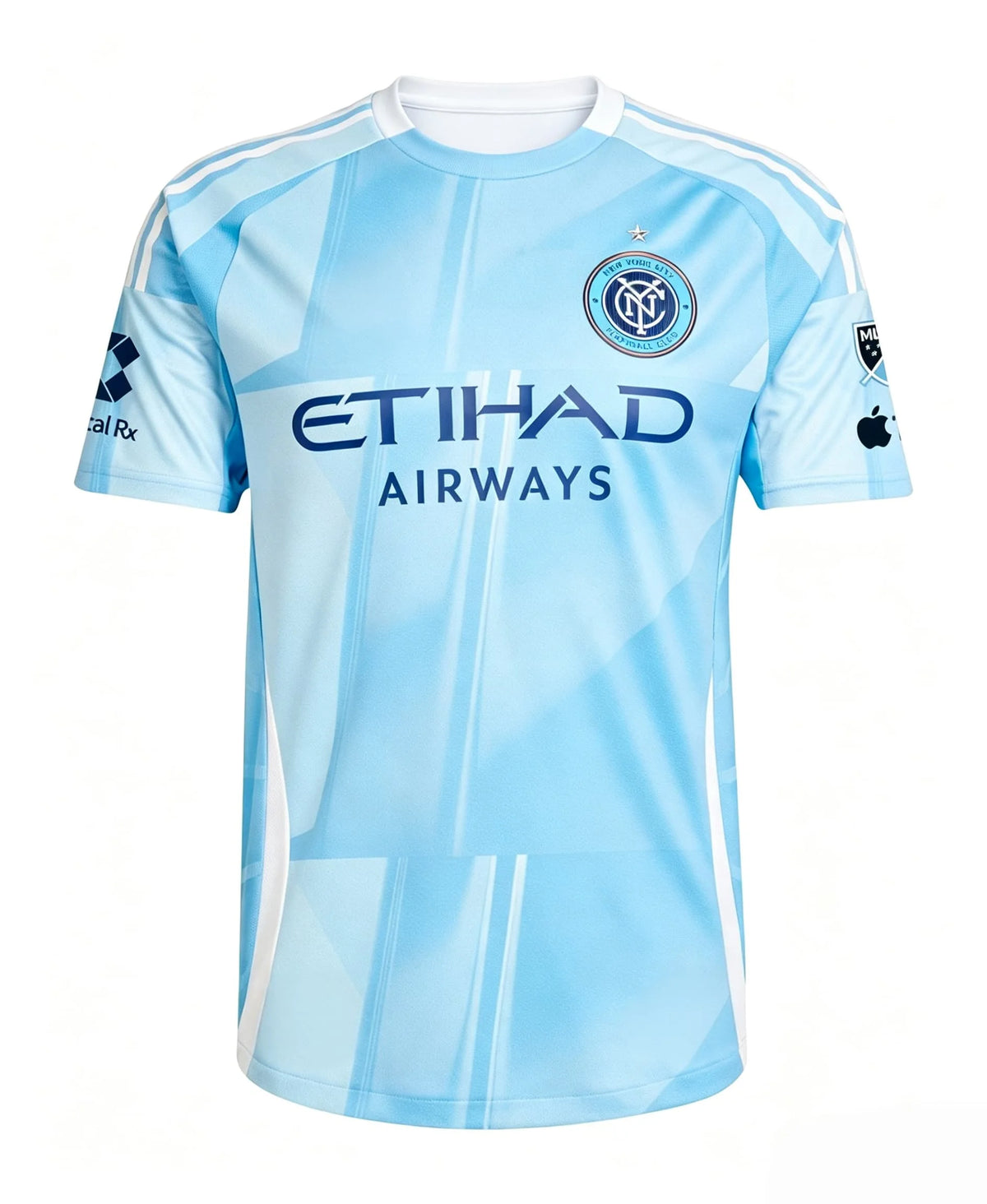 26‑27 New York City FC Home Soccer Jersey Men Short Sleeve Quick‑Dry Football Shirt  Fan Version Sport Uniform Moto