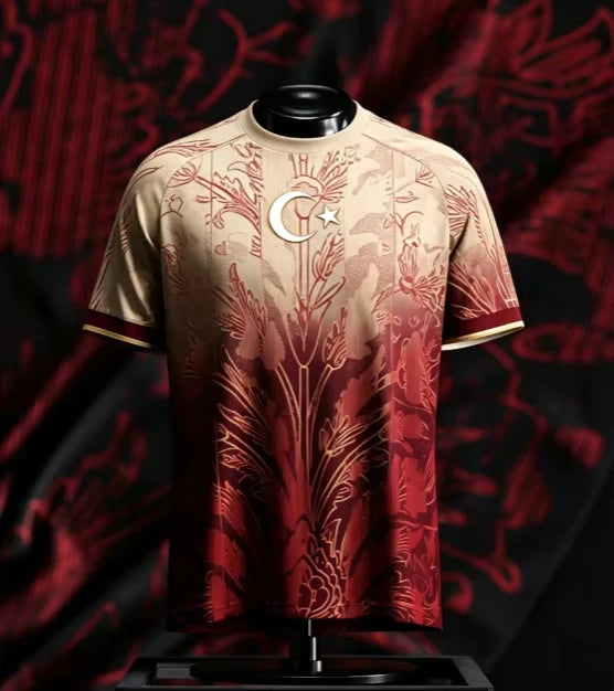 2026 Turkey Football Jersey Men Special Edition Soccer Shirt Breathable Quick Dry Sports T Shirt Fan Training Casual Wear