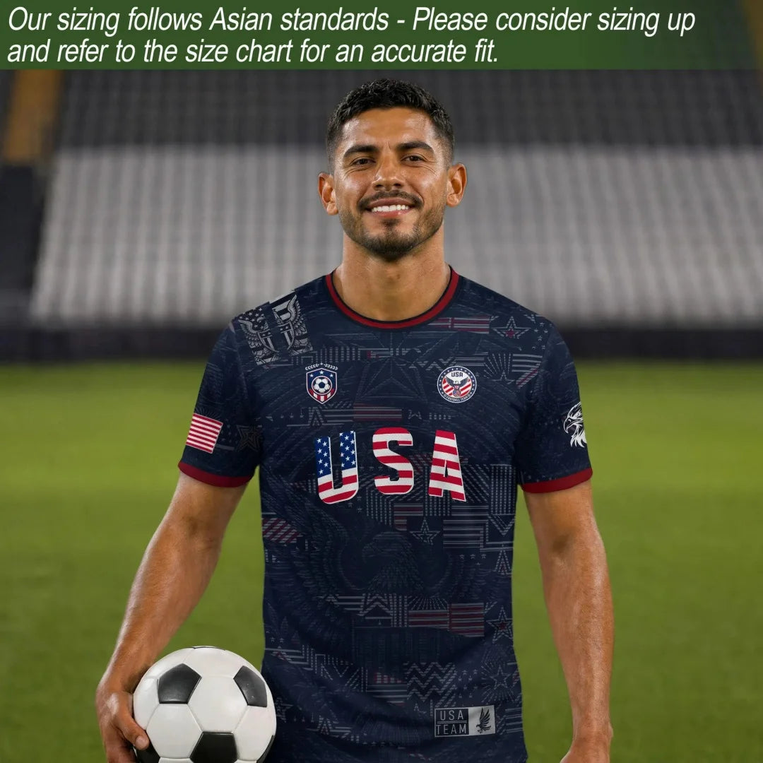 2026 America Soccer Jersey for Men Women & Kid USA Football Team Jersey Summer Sports Men's T-Shirt Clothing Tee Y2k Woman ﻿