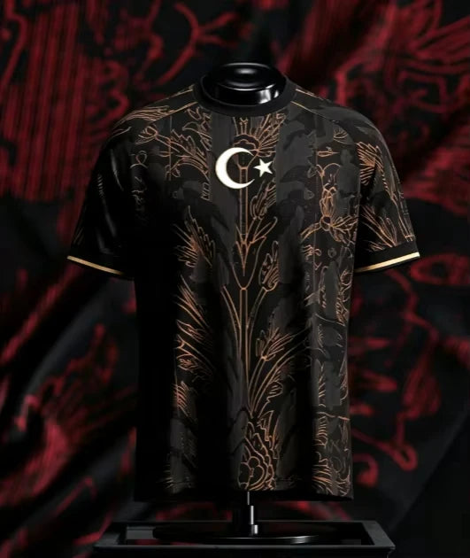 2026 Turkey Football Jersey Men Special Edition Soccer Shirt Breathable Quick Dry Sports T Shirt Fan Training Casual Wear