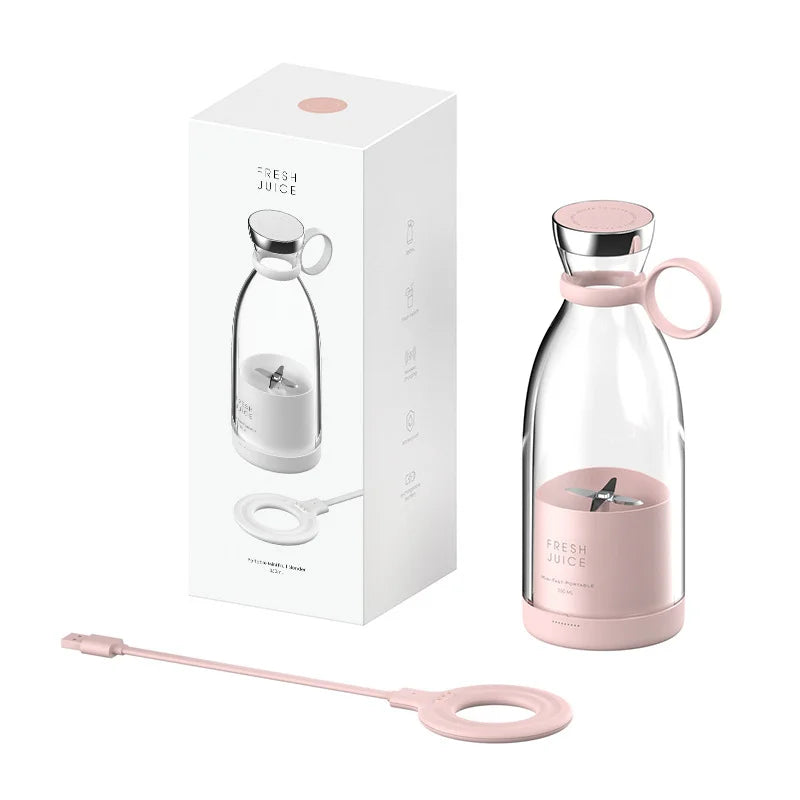 New Multi-Functional Electric Outdoor Portable Juicer Cup-Wireless Charging Household Mini Juice Maker Machine Blender High-Powe