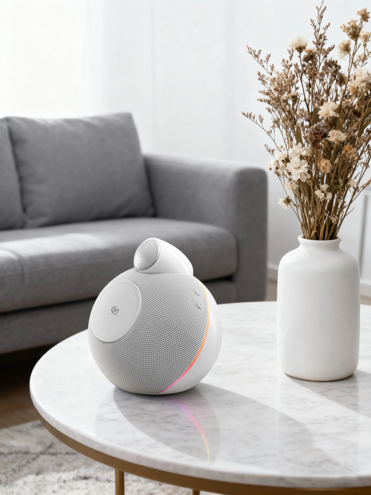 Qi2 3 in 1 Wireless Charger with Ambient Light Bluetooth Speaker Multifunction Fast Charging Station Magnetic Phone Dock
