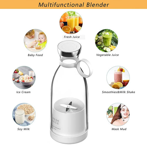 Personal Wireless Mini Fresh Juice Portable Blender USB Mixeur Fruit Mixer Batidora Liquidificador Licuadora Portatil Juicer