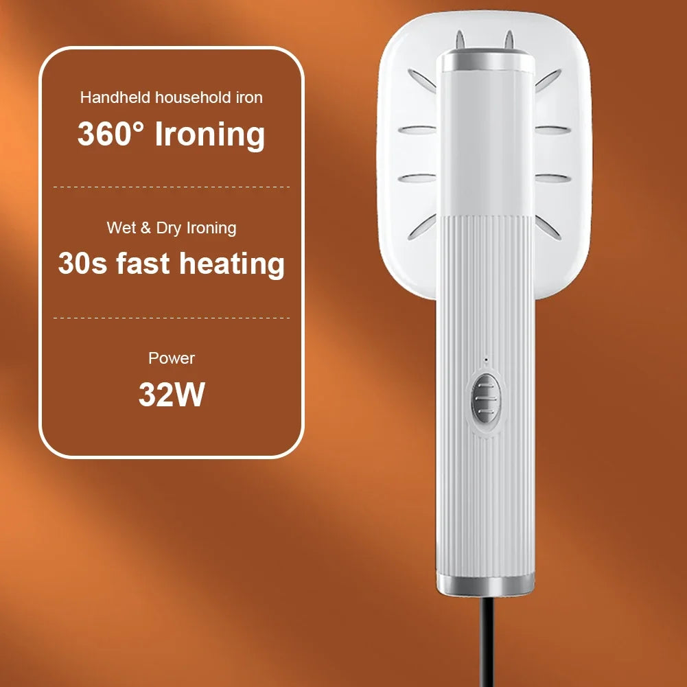 Mini Garment Steamer Steam Iron Handheld Portable Home Travelling For Clothes USB Powered 360° Ironing Wet Dry Ironing Machine