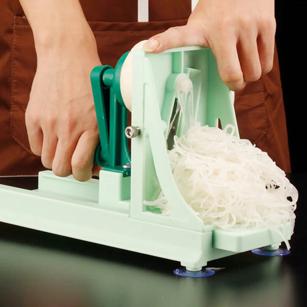 Manual Vegetable Spiral Slicer Multifunctional Heavy Duty Veggie Spiralizer Vegetable Shredder Food Slicer