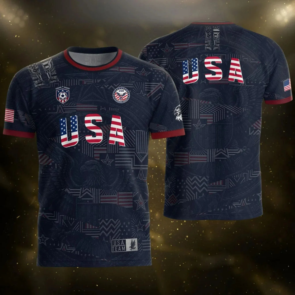 2026 America Soccer Jersey for Men Women & Kid USA Football Team Jersey Summer Sports Men's T-Shirt Clothing Tee Y2k Woman ﻿