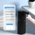 Automatic Sensing Soap Dispenser – 350ml Touch-Free Foaming Pump, Dual-Use Desktop or Wall-Mount for Kitchen & Bathroom