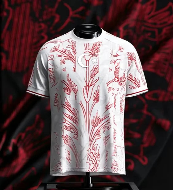 2026 Turkey Football Jersey Men Special Edition Soccer Shirt Breathable Quick Dry Sports T Shirt Fan Training Casual Wear
