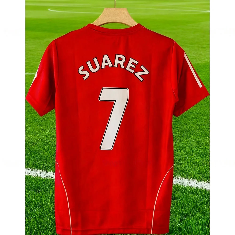 Retro Comfortable Football Jersey Men's and Women's T-shirt Suitable for Outdoor Sport Breathable Quick Drying Family Kids Tees