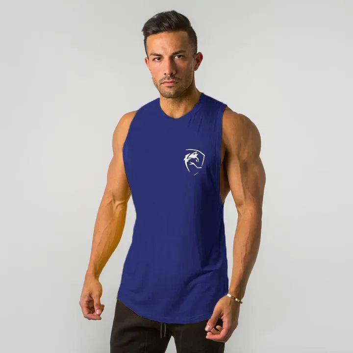 Men Tank Tops Gym Clothing Men  Crop Top  Vest Men Bodybuilding Muscle Shirt  Singlet