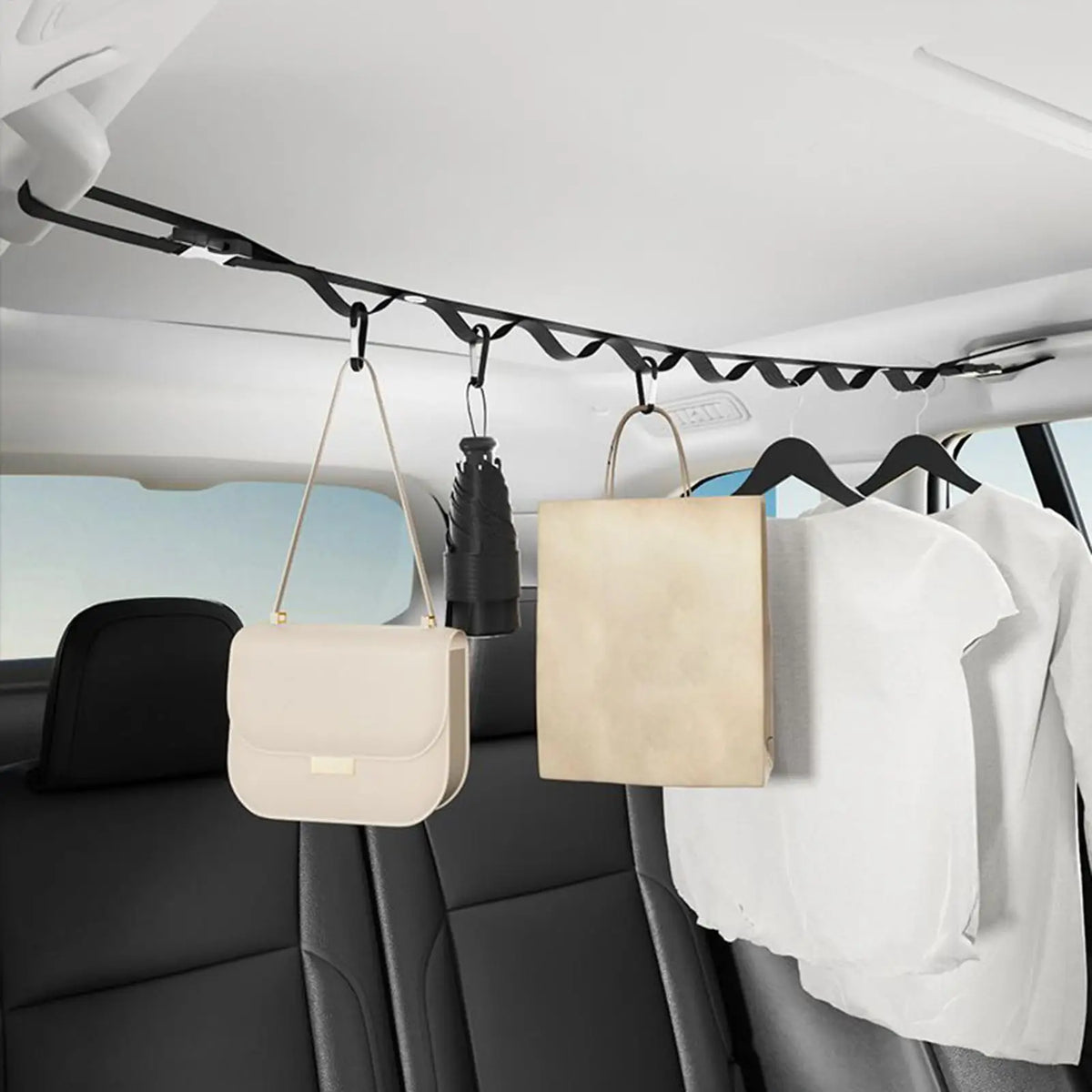 Retractable RV Clothes Drying Line Portable Laundry Line, Outdoor Travel Accessory Automotive Pickup Sedan Truck Use