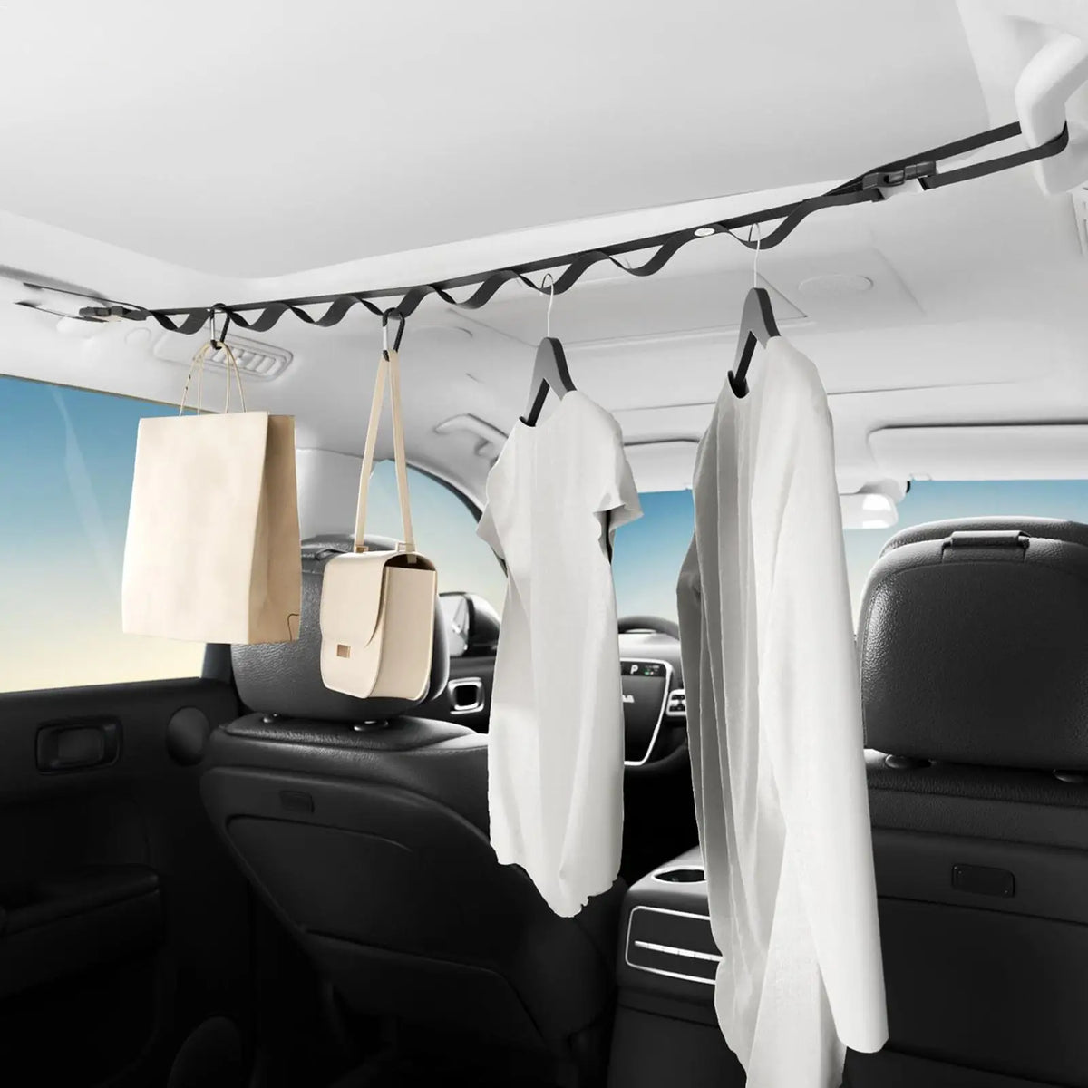 Retractable RV Clothes Drying Line Portable Laundry Line, Outdoor Travel Accessory Automotive Pickup Sedan Truck Use