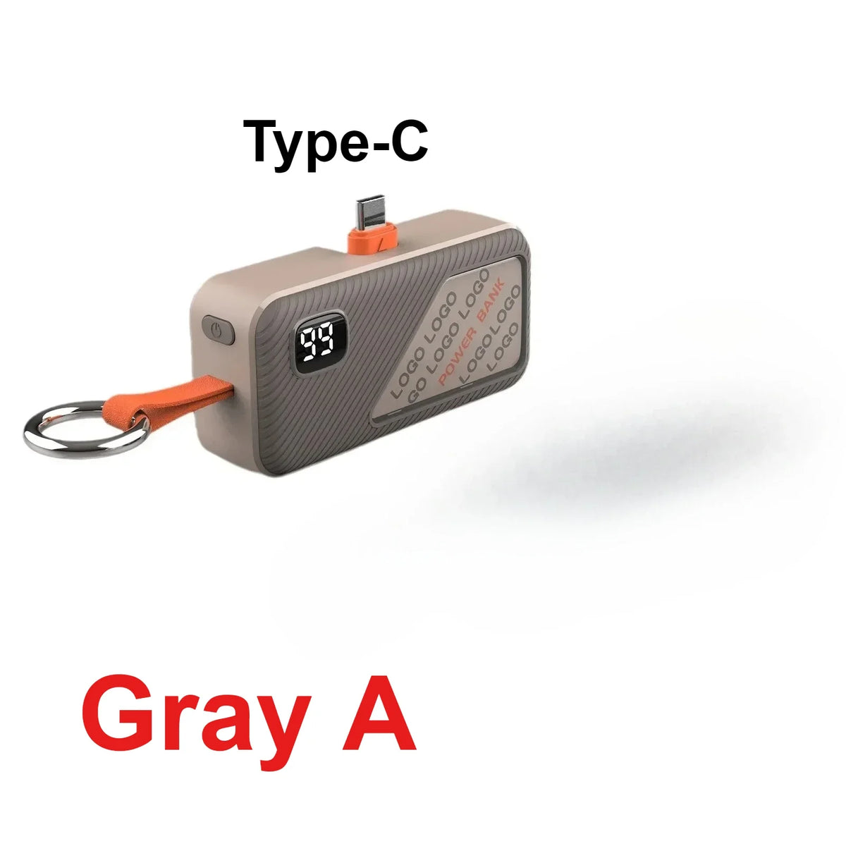 5000mAh Portable Power Bank Capsule Power Bank Fast Charging Large Capacity Compact and Portable Portable Charger