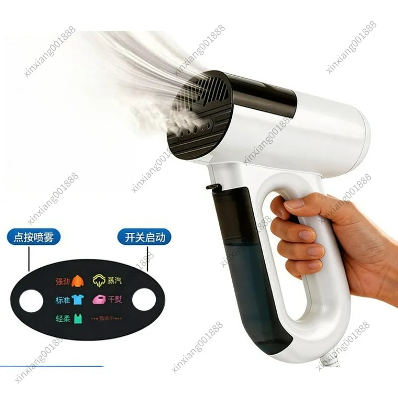 For Vacuum Suction Handheld Garment Steamer Mini Portable Steam Iron Home Flat Clothing Wrinkle Remover