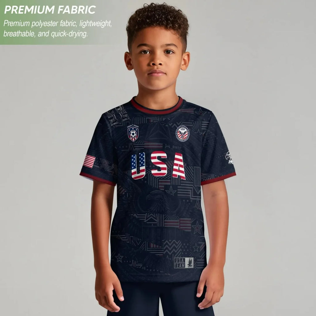 2026 America Soccer Jersey for Men Women & Kid USA Football Team Jersey Summer Sports Men's T-Shirt Clothing Tee Y2k Woman ﻿