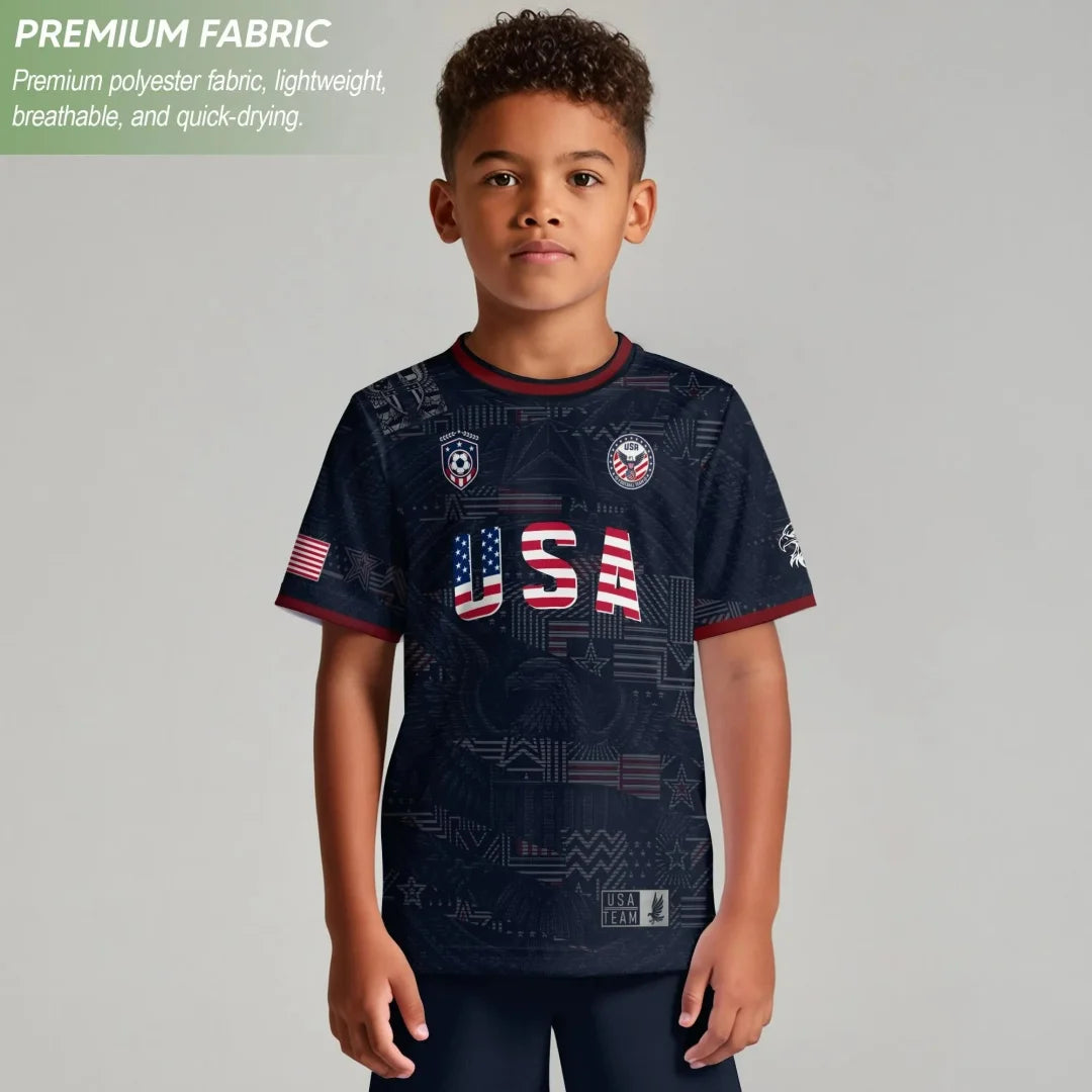 2026 America Soccer Jersey for Men Women & Kid USA Football Team Jersey Summer Sports Men's T-Shirt Clothing Tee Y2k Woman ﻿