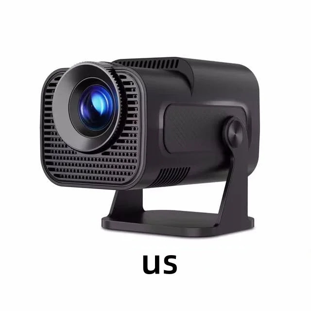 HY320 Mini Newly Native 720P Android 11.0 4K Projector 300ANSI Wifi6 BT5.0 Cinema Outdoor Portable 180° Rotable Projector