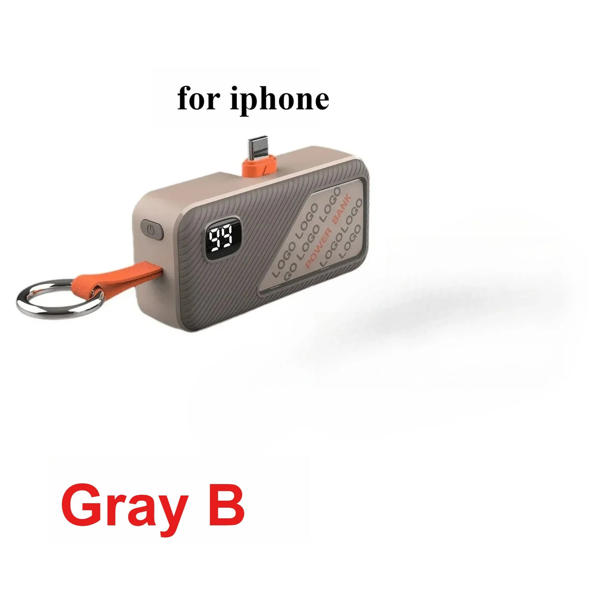 5000mAh Portable Power Bank Capsule Power Bank Fast Charging Large Capacity Compact and Portable Portable Charger